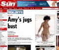 Amy Winehouse taczy topless na balkonie