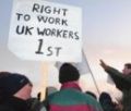 Jobs for Brits – trwaj demonstracje