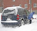 nieg paraliuje ruch w poudniowej Anglii