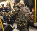 Przebrany zamachowiec w londyskim metrze