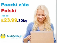 Paczki do Polski £23.99 za paczk do 24,5kg