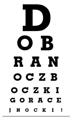 Eye Test Chart 3
