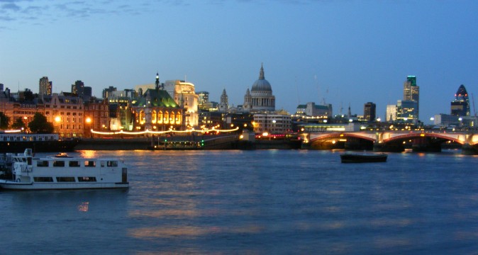 London at the night