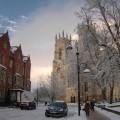 York w sniegu