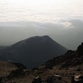 Crater na Mount meru 