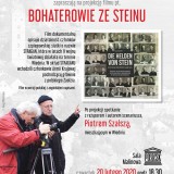Bohaterowie ze Steinu - projekcja filmu i spotkanie z autorem
